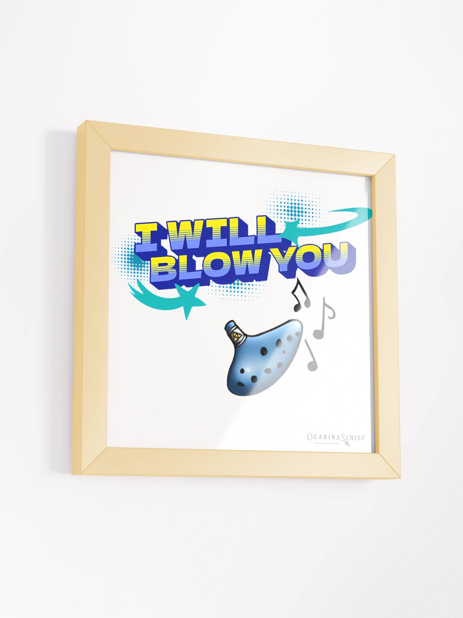 Blow You Framed High-Quality Matte Poster product image (7)
