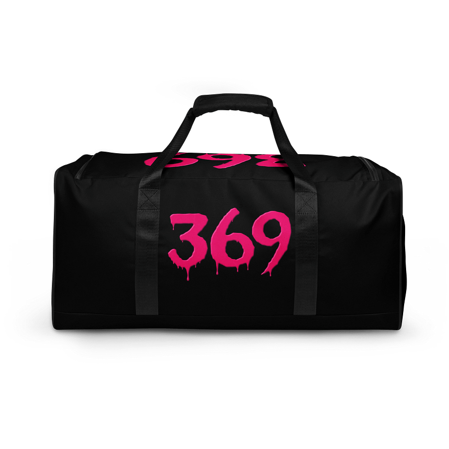Hot Pink and Black 369 Duffel product image (4)