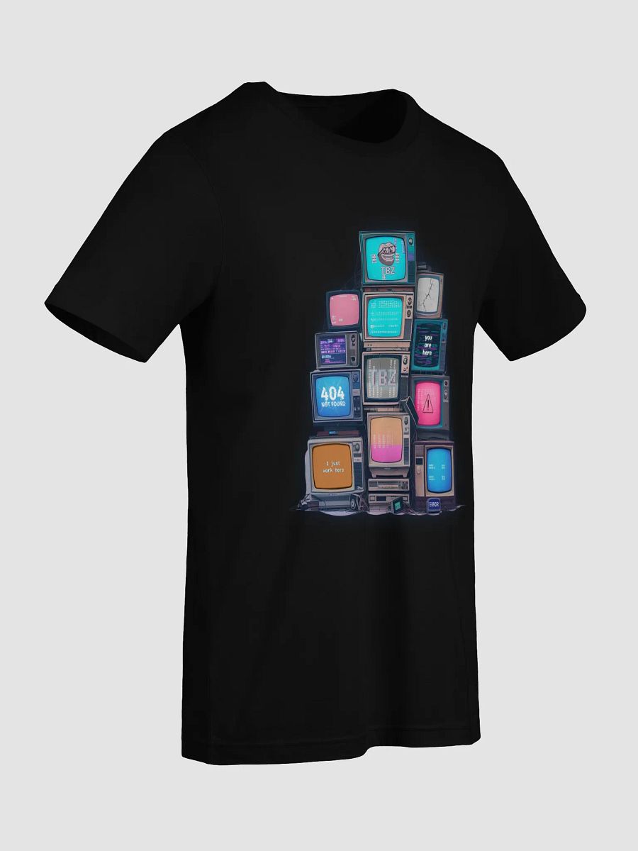 I Just Work Here Glitchcore T-Shirt product image (51)