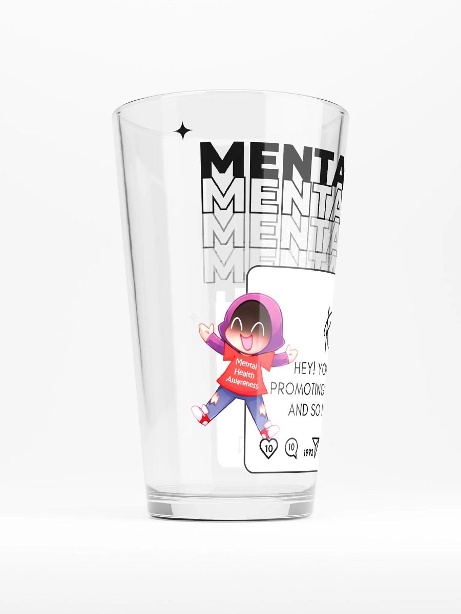Mental Health Awareness Pint Glass product image (2)