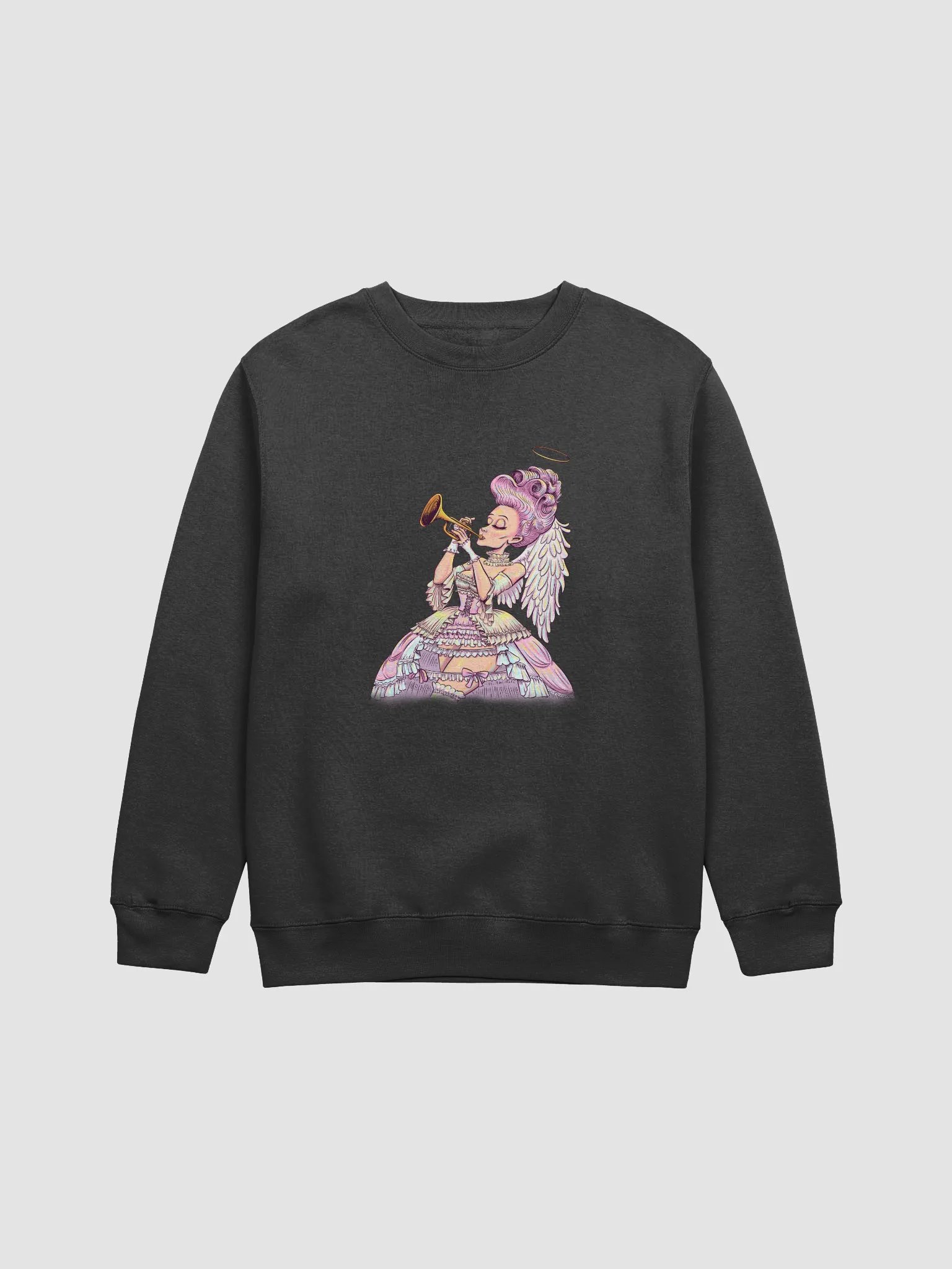Angel with Trumpet long-sleeved shirt product image (1)
