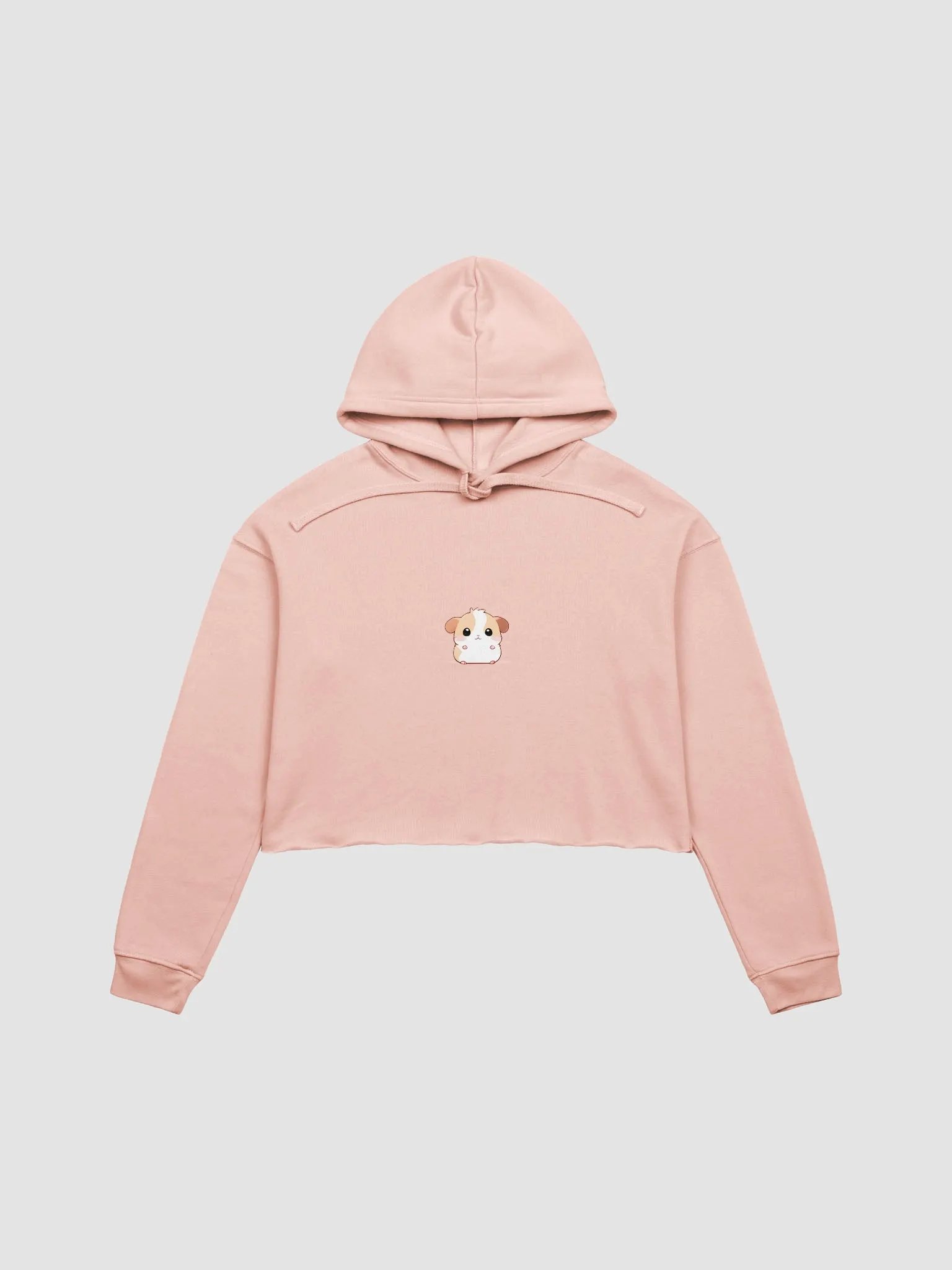 Cute Cartoon Hamster Fleece Crop Hoodie product image (29)