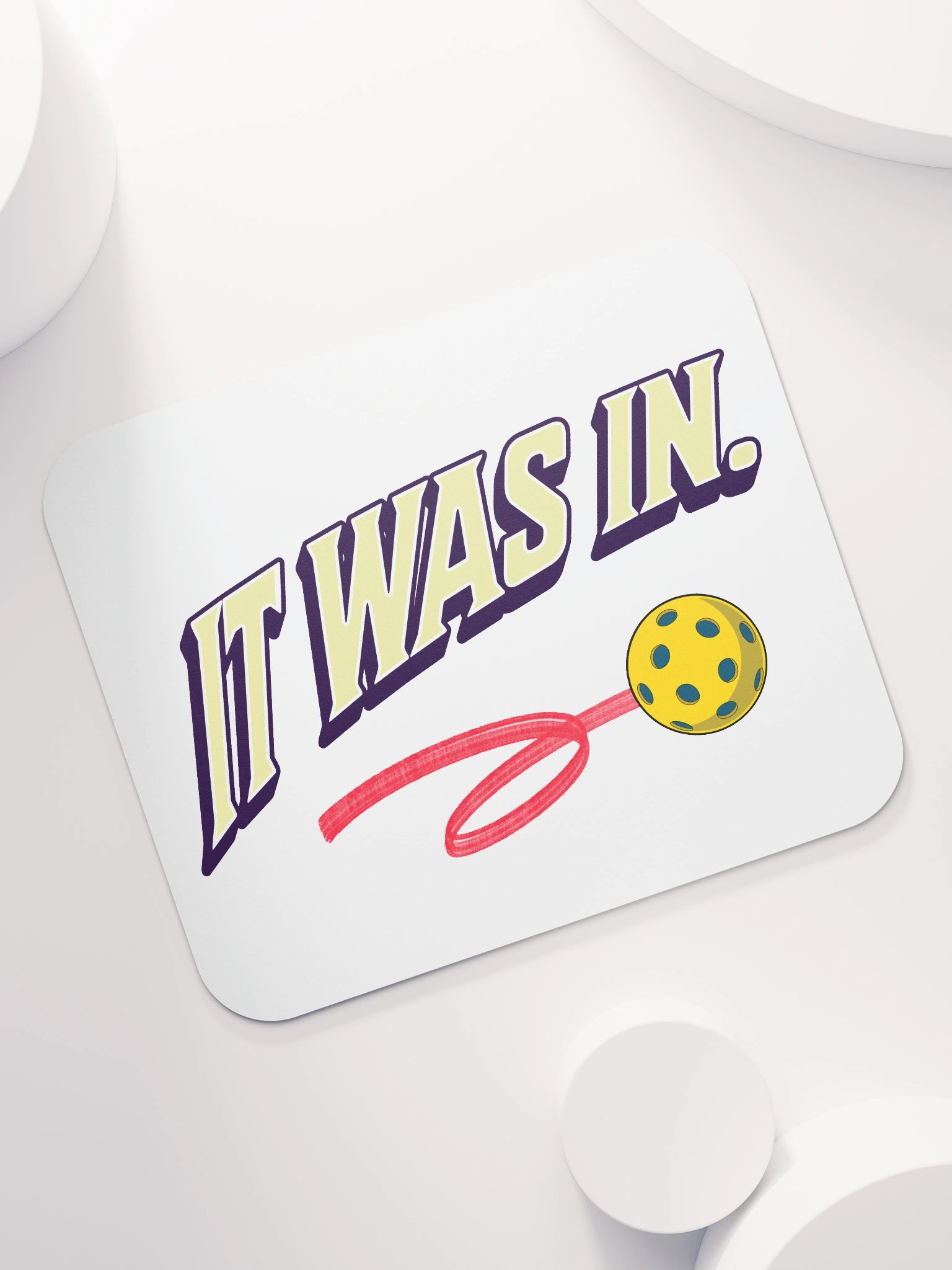It Was In Pickleball Retro Movement Mouse Pad product image (7)