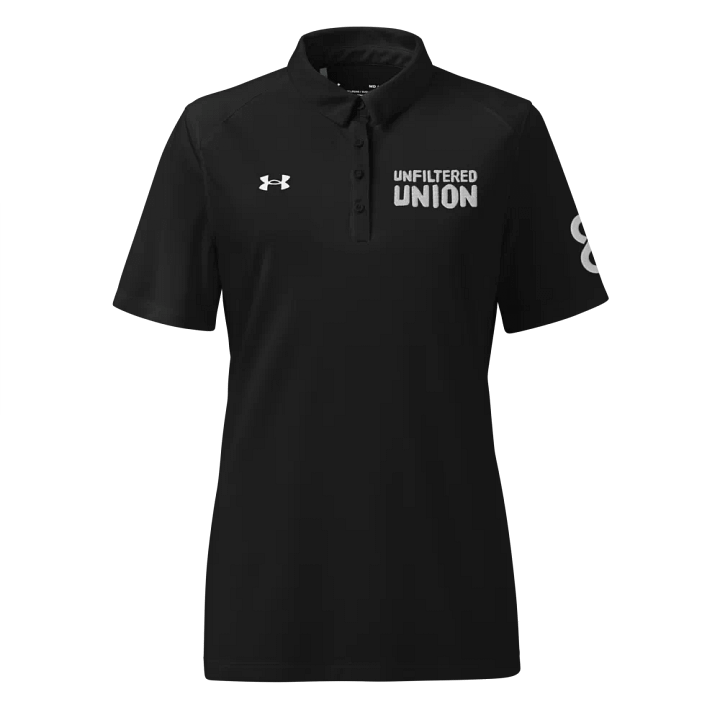 Pixelated Union Women's Polo Shirt product image (1)
