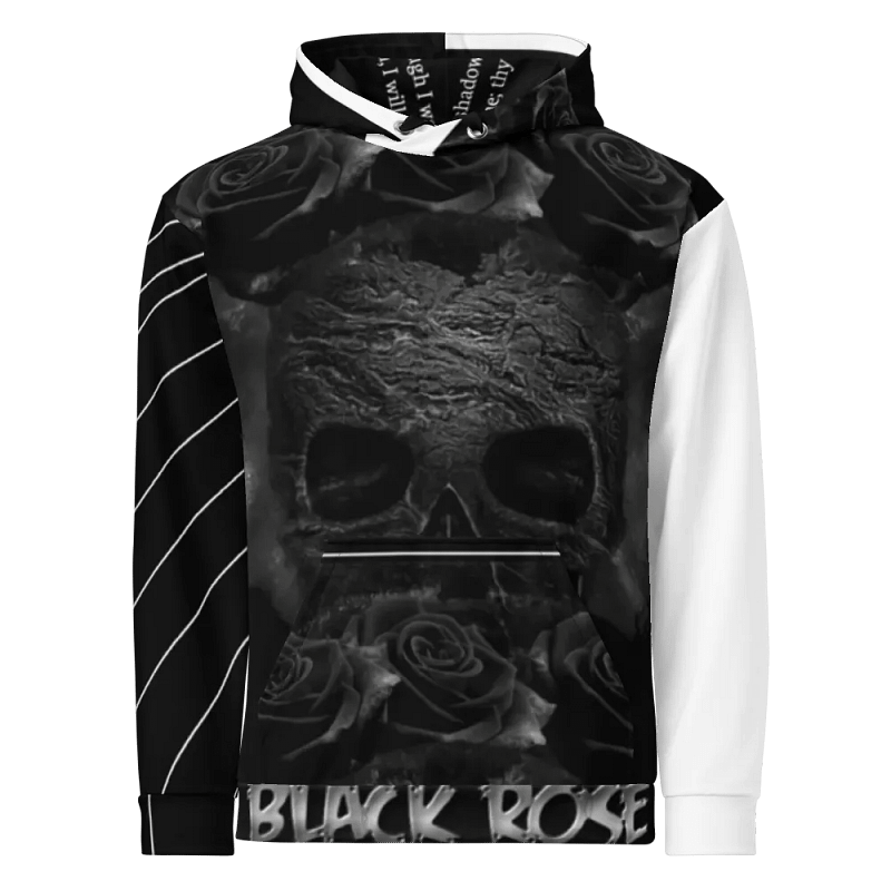 Boni Faas - Black Rose Ethereal Decay Unisex Hoodie