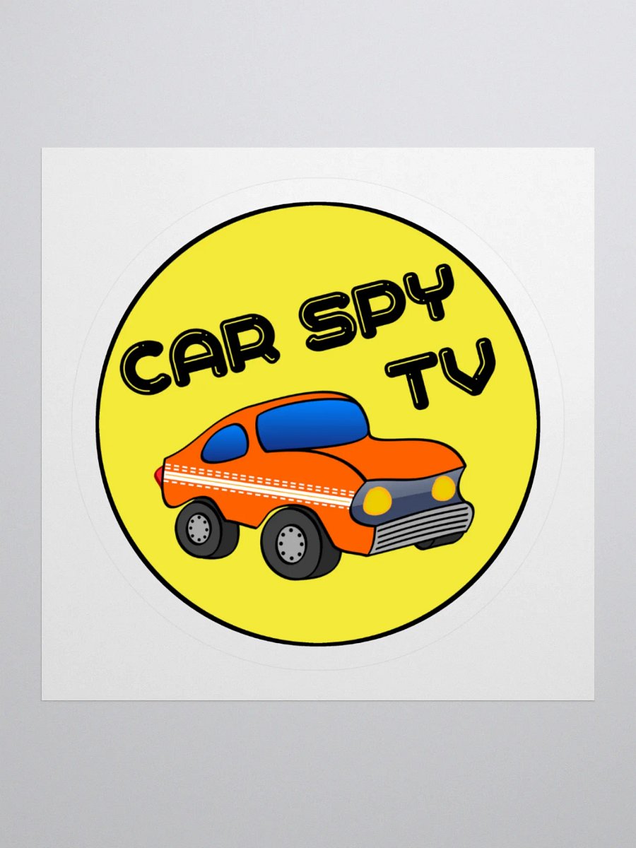 Sticky Sticker: CarSpyTV Logo product image (2)