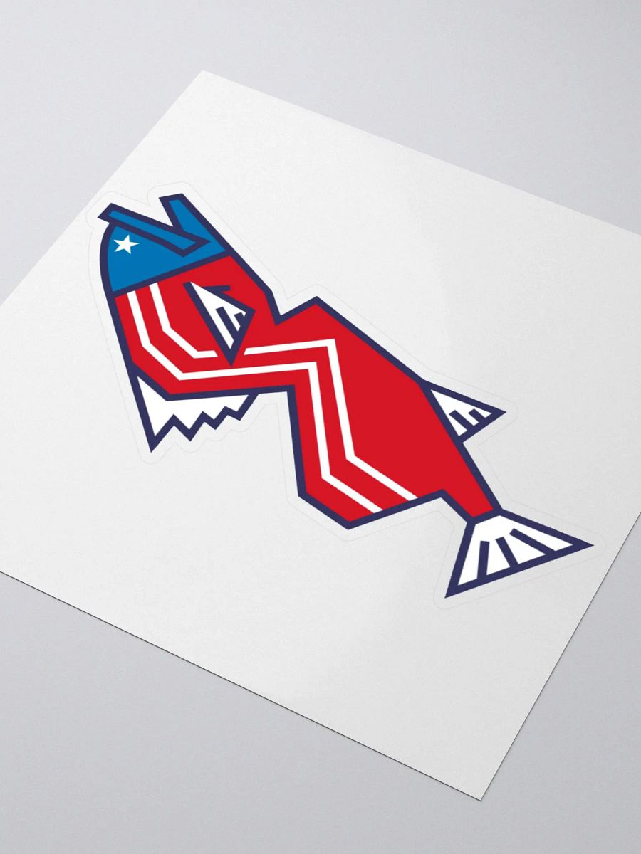 Salty Sam American Flag Logo Sticker product image (8)