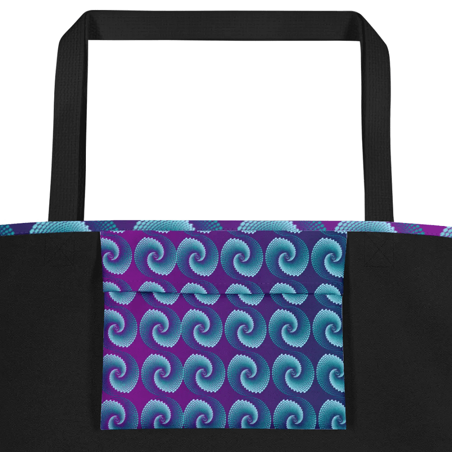 Spiral Symphony Large Tote Bag for arty ladies moms friends product image (2)
