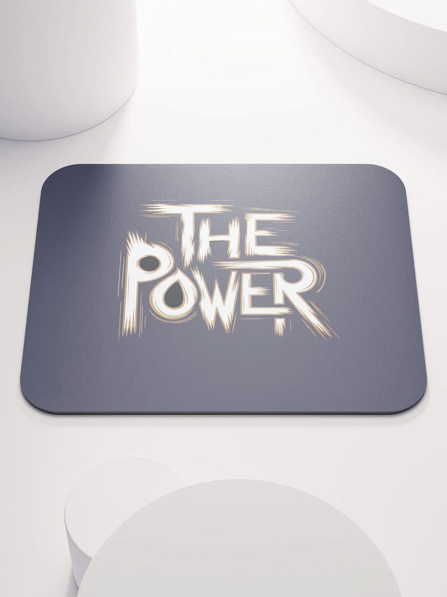 The Power Navy color Classic Mouse Pad product image (1)