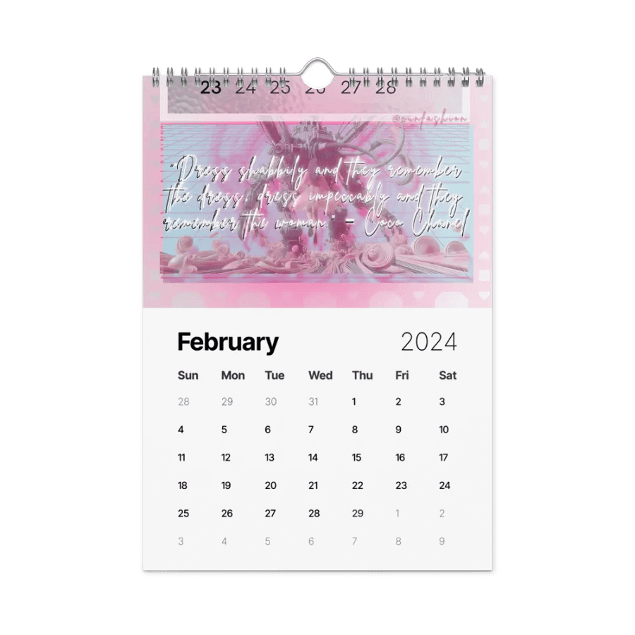 Cun's Fashion Inspiration Calendar product image (5)