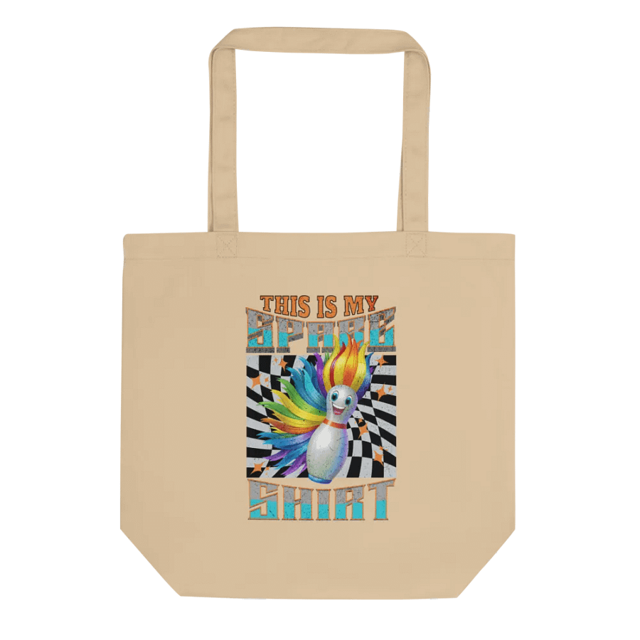 This Is My Spare Shirt Bowling Flame-haired Pin Tote Bag product image (1)