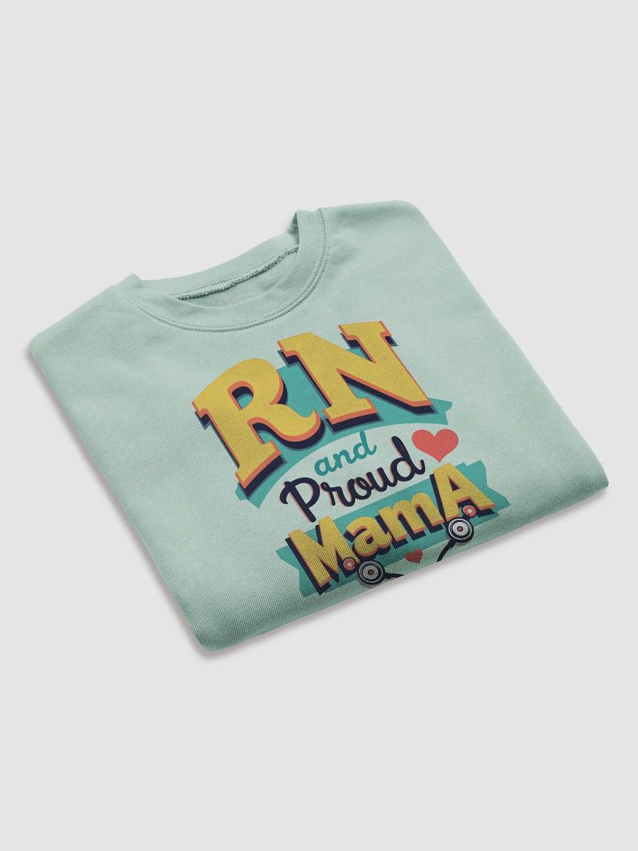Proud Mama RN Fleece Crop Sweatshirt product image (14)