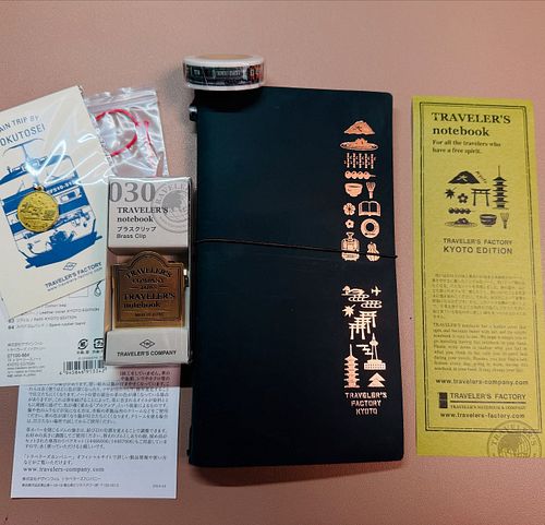 Finally opened my Travelers Notebook Kyoto Edition ✨📖

I’ve been holding onto this beauty for a while—and today, I finally de...