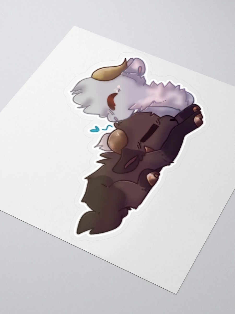 Goat Cuddles Sticker 3