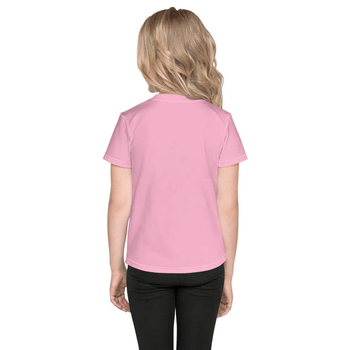 Kids T-Shirt | Pink with White Logo product image (2)