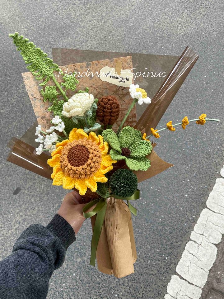 Autumn Psalms Crochet Knit Bouquet product image (2)
