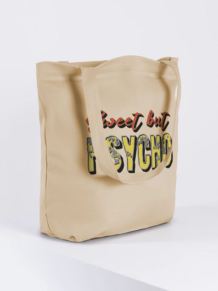 Sweet But Psycho Eco-Friendly Tote Bag product image (4)