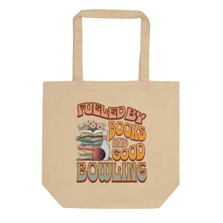 Fueled By Books And Good Bowling Eco Tote product image (1)