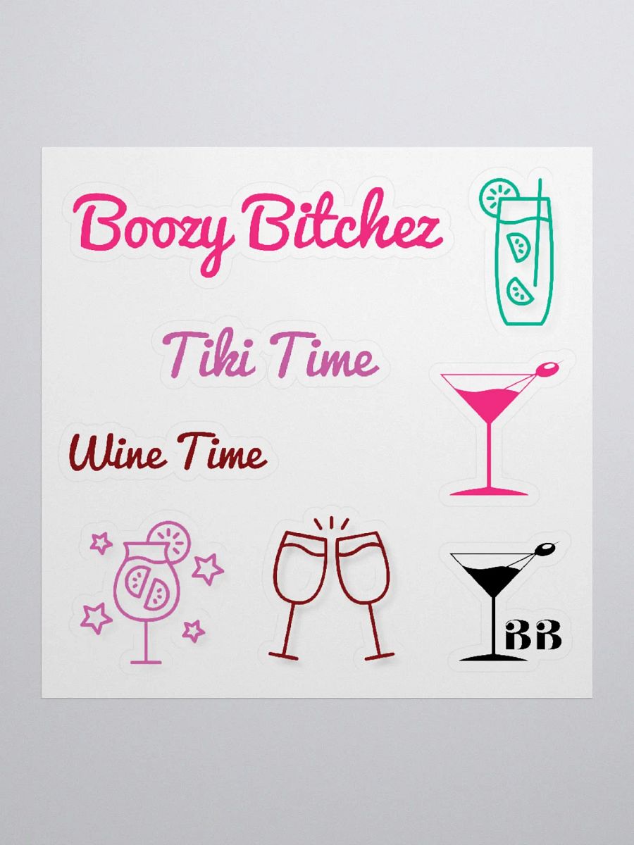 Boozy Bitchez Sticker Sheet (2) product image (1)