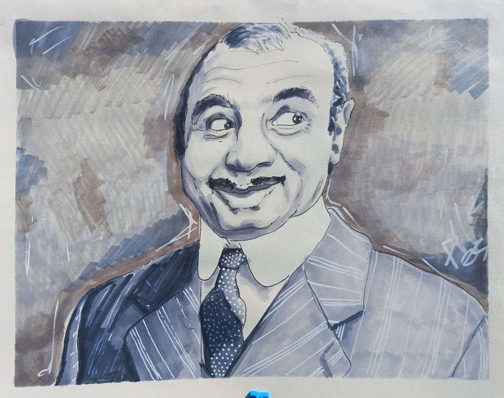 Original Sketch Art: Delighted Bob product image (1)