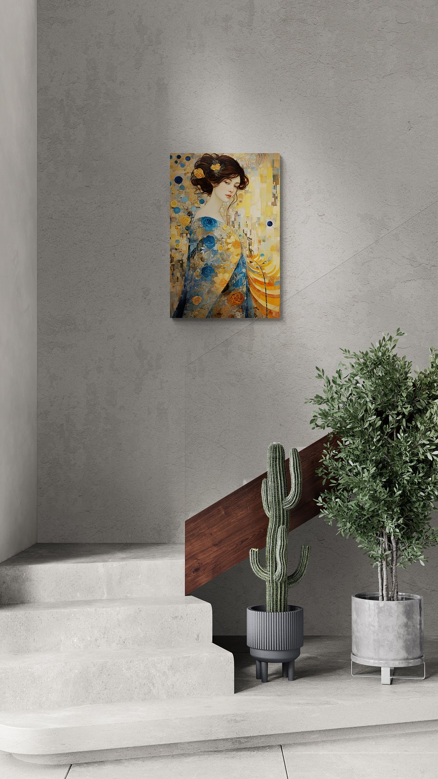 Instant Download Elegant Lady (Gustav Klimt Inspired) product image (2)