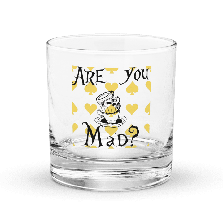 Are You Mad? Rocks Glass product image (1)