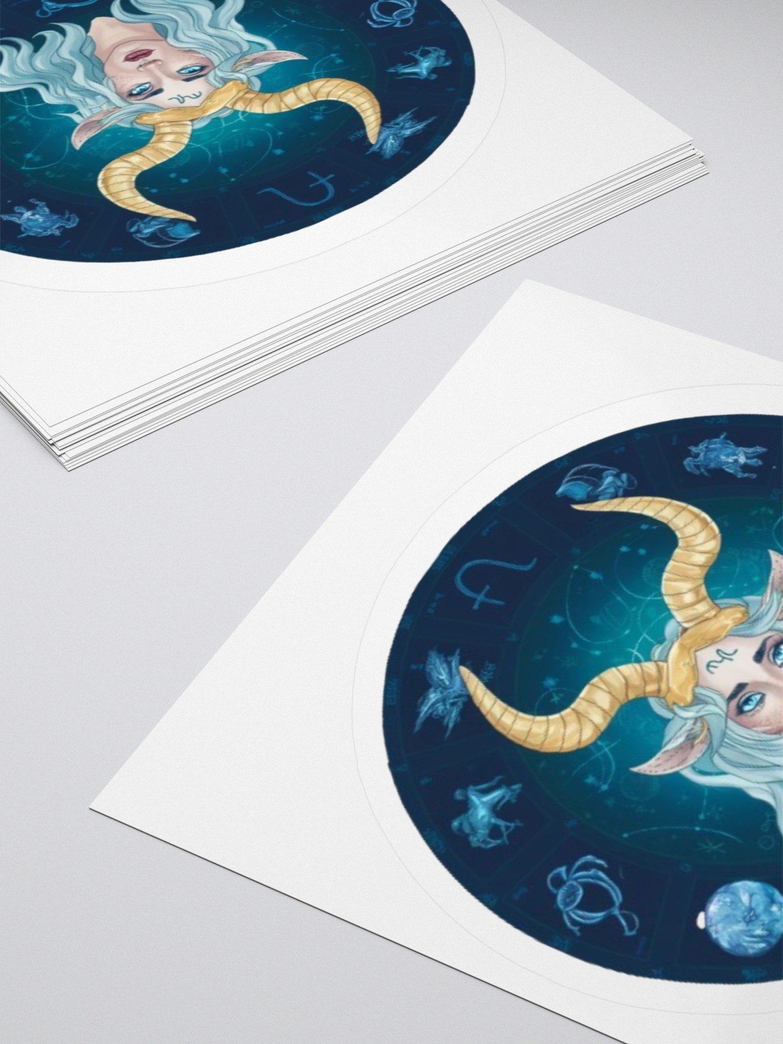 Capricorn Kiss-Cut Sticker product image (10)