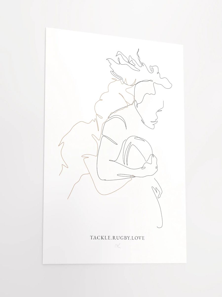Women Rugby Tackling Poster product image (5)