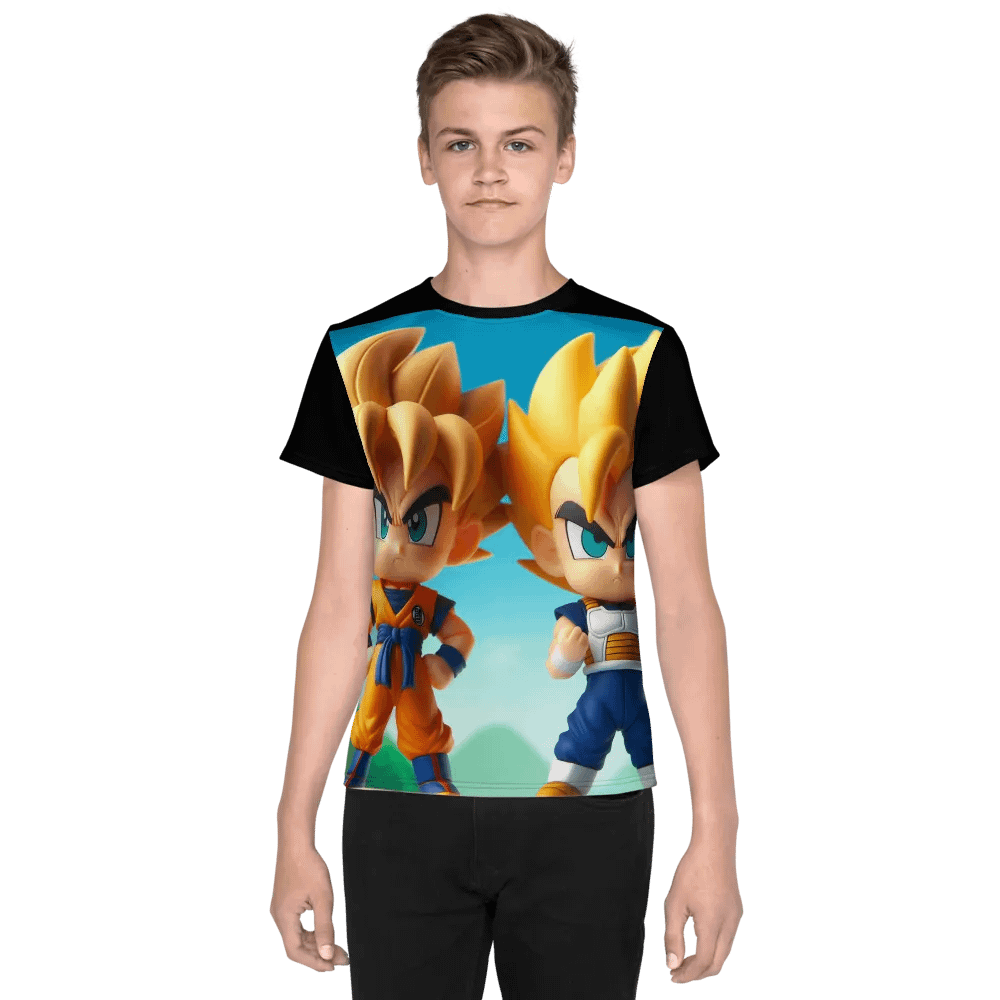 Polera Goku Lander y ChocloVegeta chibis Ssj product image (11)