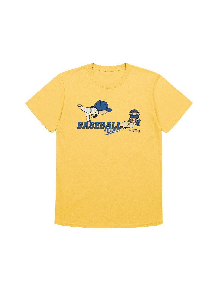 Baseball Cat (Baseball Vibes) - Unisex Adult Super Soft Lightweight T-shirt product image (2)