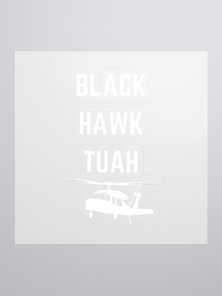 Black Hawk Tuah Sticker product image (1)