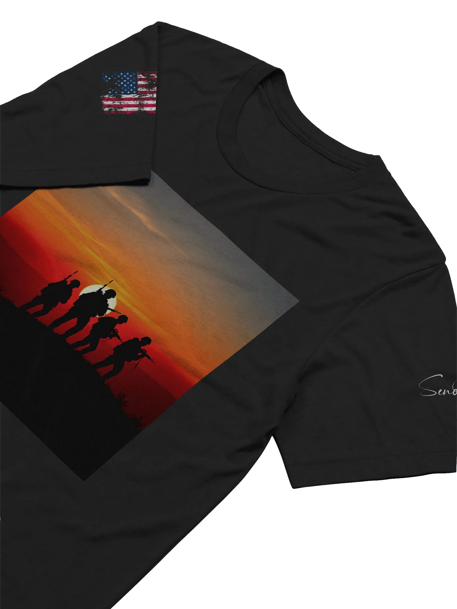 Because of the Brave T-Shirt product image (3)