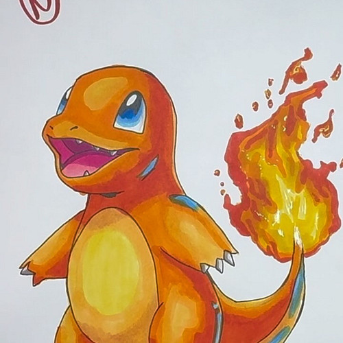 Drawing Charmander with @ohuhuart  Markers!! Use code “Morain10” for 10% off your ohuhu markers! Link in bio 

#ohuhu #pokemo...