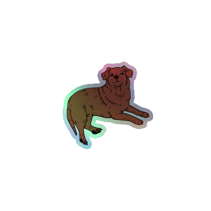Crimson Holo Sticker product image (1)