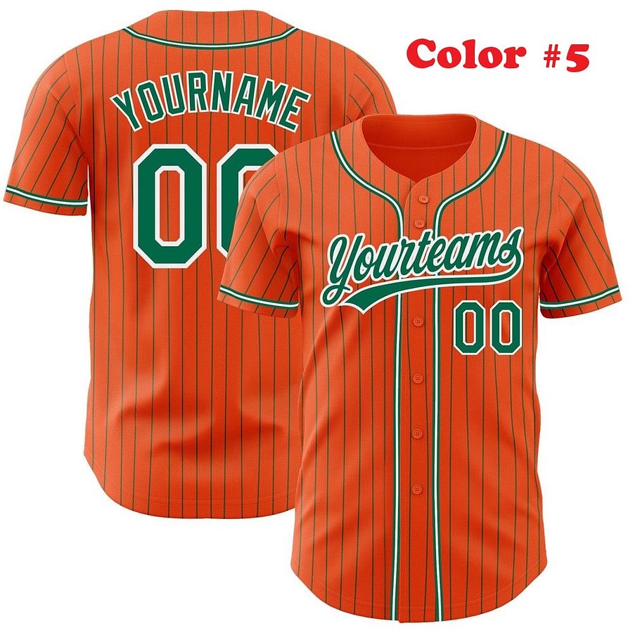Authentic Baseball Jersey, Custom Baseball Jersey, Personalized Sport Jersey, Straight Lines product image (4)