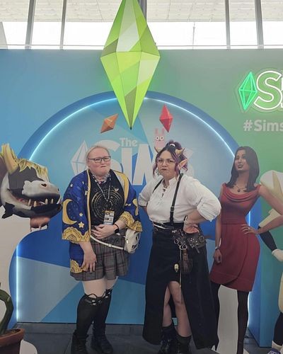 Hey guys! Please ignore this momentary break in art posting as I try and win free sims stuff at #auspax2024 
#simspax24 @faun_88