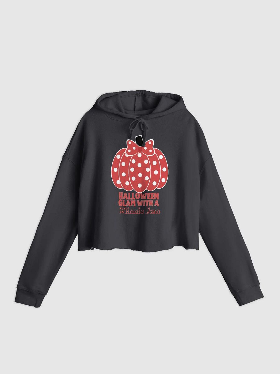Disney Halloween Polka Pumpkin Crop Hoodie (red letters) product image (1)