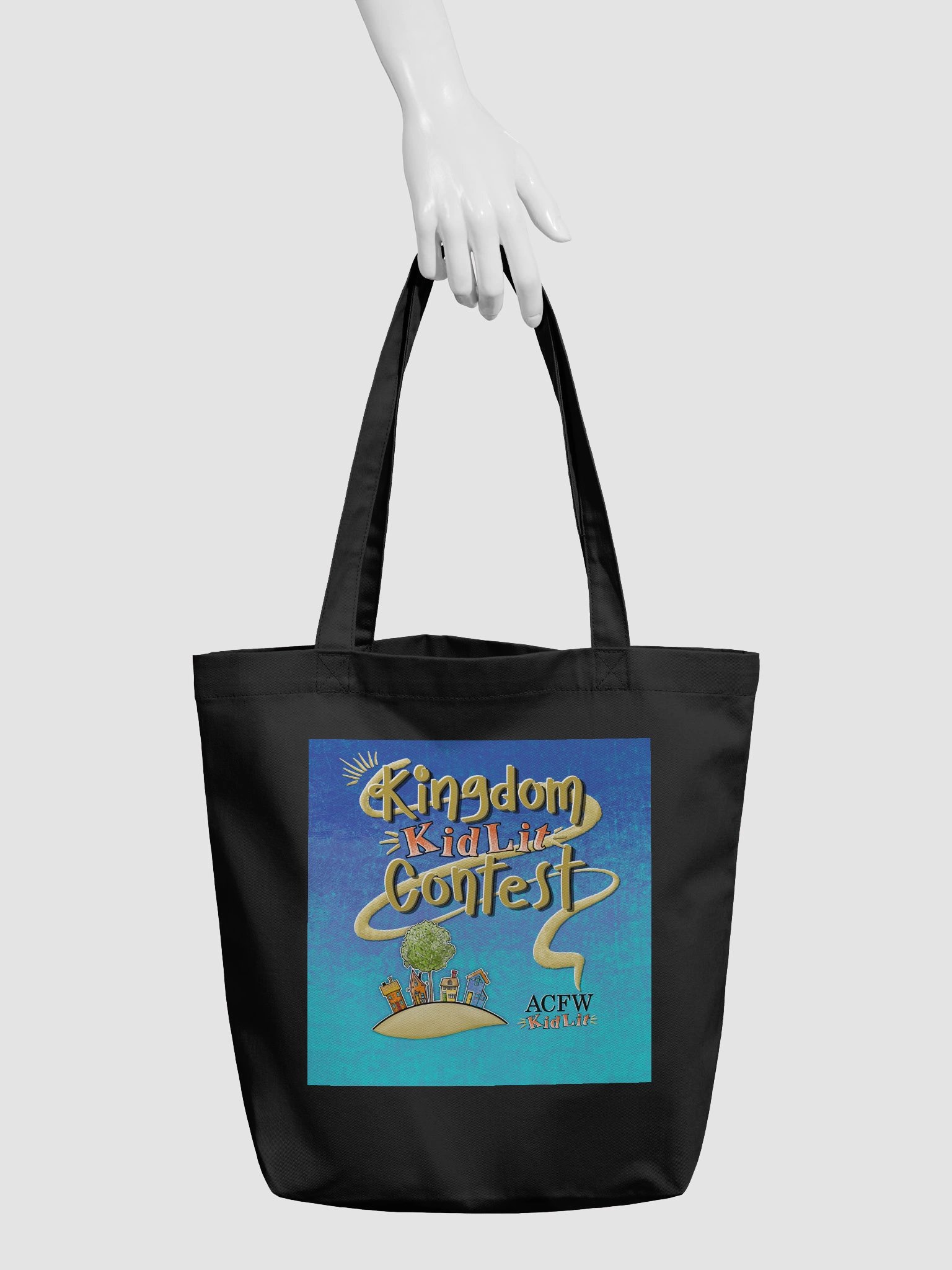 Kingdom KidLit Contest Black Tote Bag - Printed both sides product image (3)