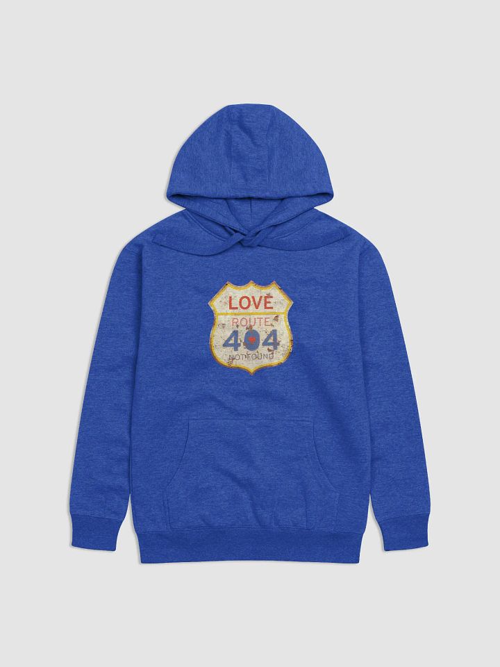 Love Route 404 Not Found Retro Style (Front Side) Unisex Premium Hoodie, Casual Wear, Perfect Gift For Friends Lover Her Him product image (9)
