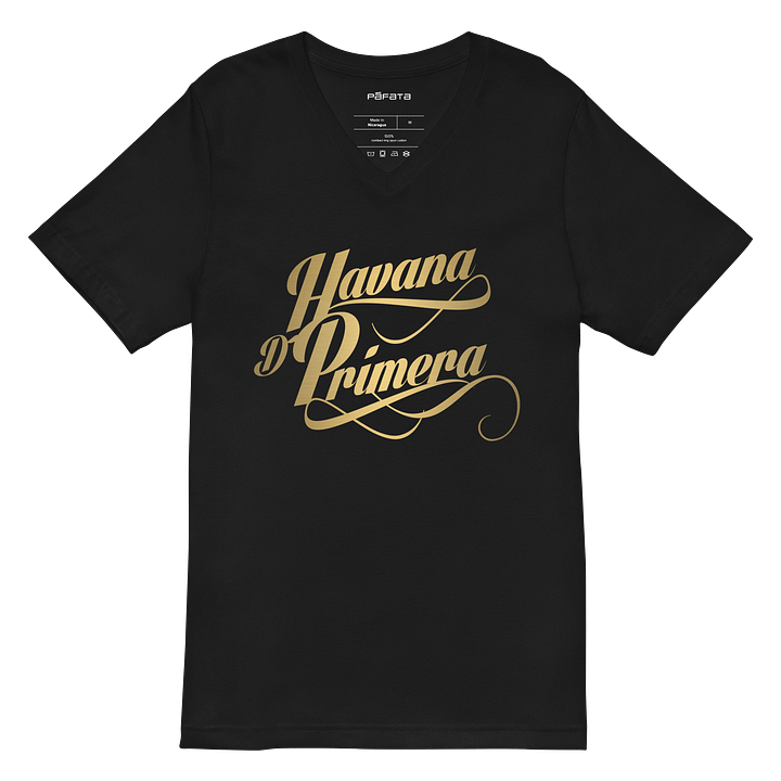 Havana D'Primera - Men's Short Sleeve V-Neck Jersey T-Shirt product image (2)