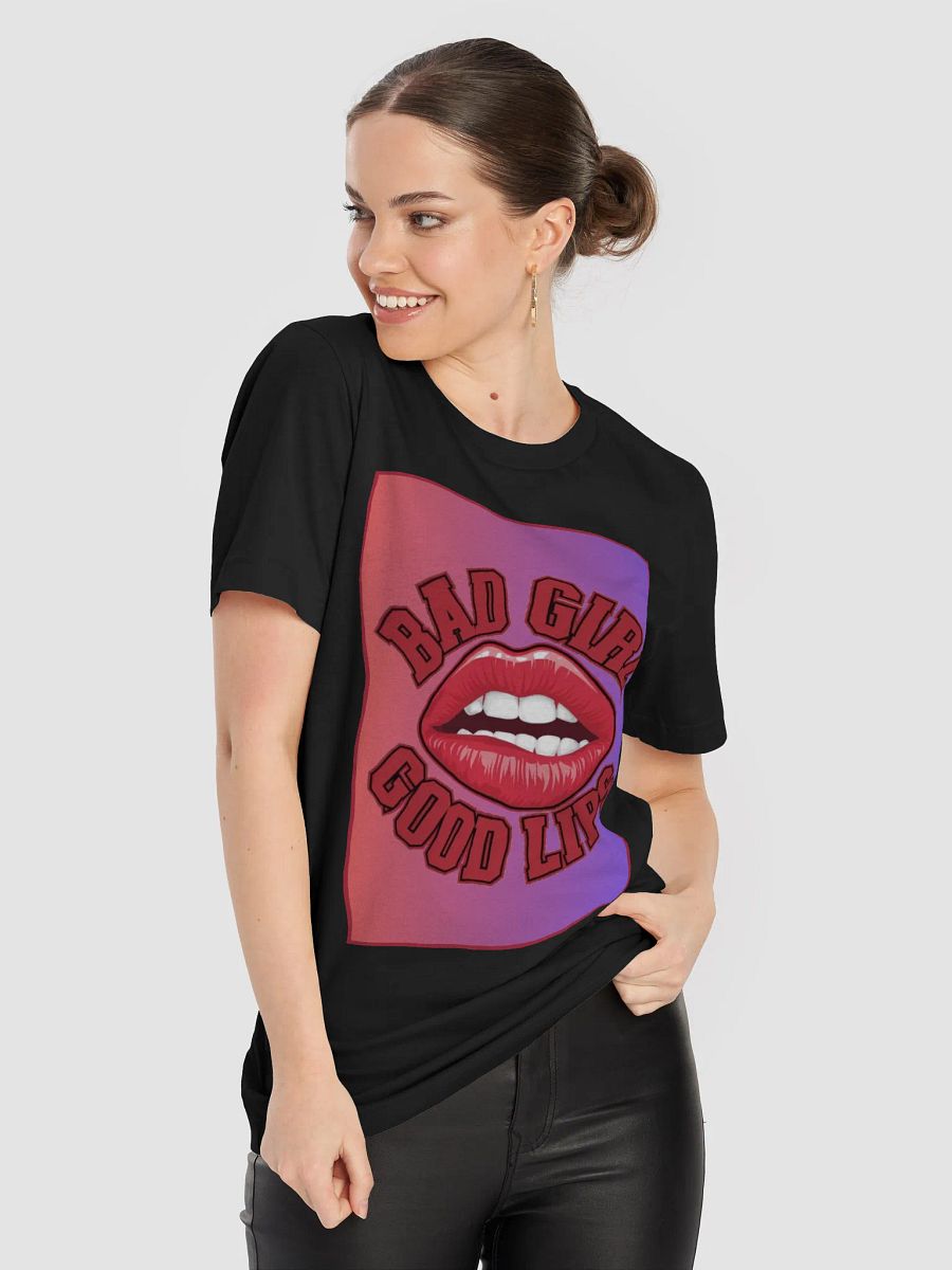 Women "GOOD GIRL GOOD LIPS" supersoft T-Shirt product image (24)