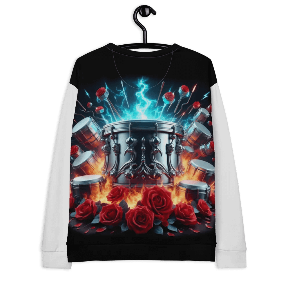 Rhythmic Drum Reverie Recycled - Unisex Sweatshirt #7 product image (12)