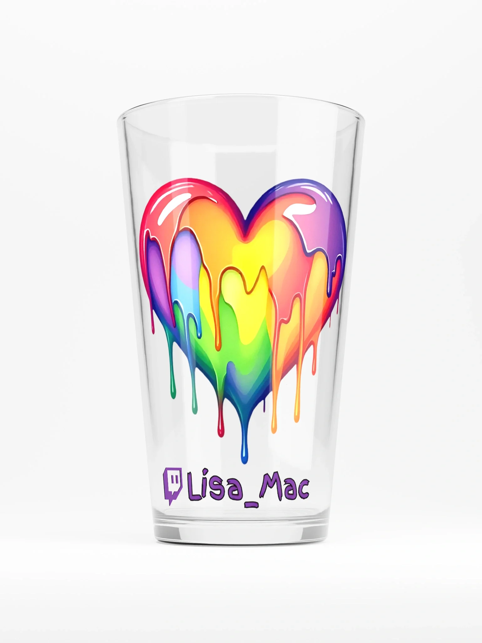 Art Heart on a Glass product image (1)