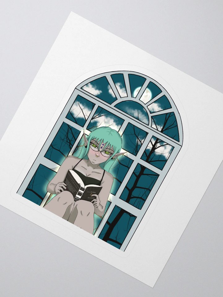 Nighttime Reading Sticker product image (2)