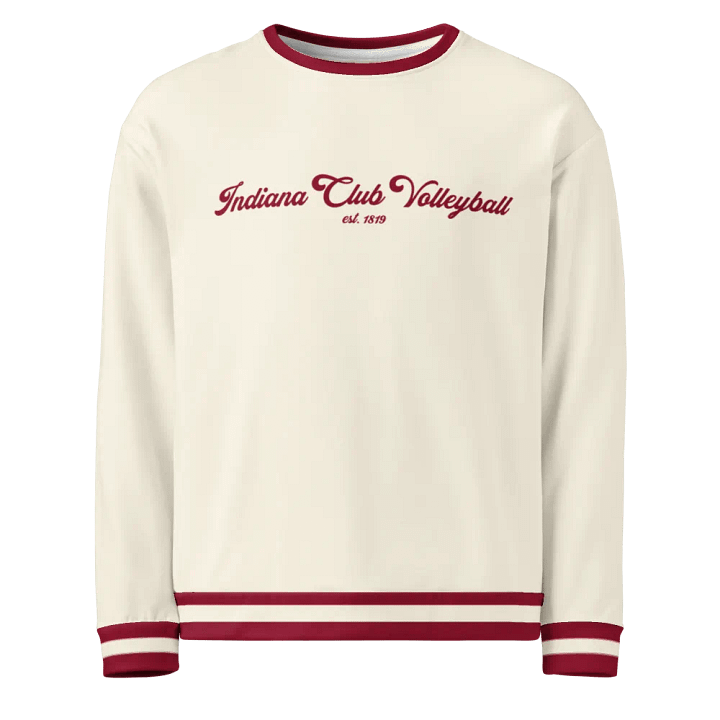 Indiana Club Volleyball Sublimated Throwback Crewneck product image (1)