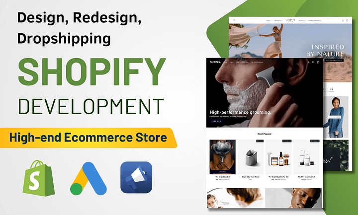 Design Professional Shopify Dropshipping Store or Custom Shopify Website product image (1)