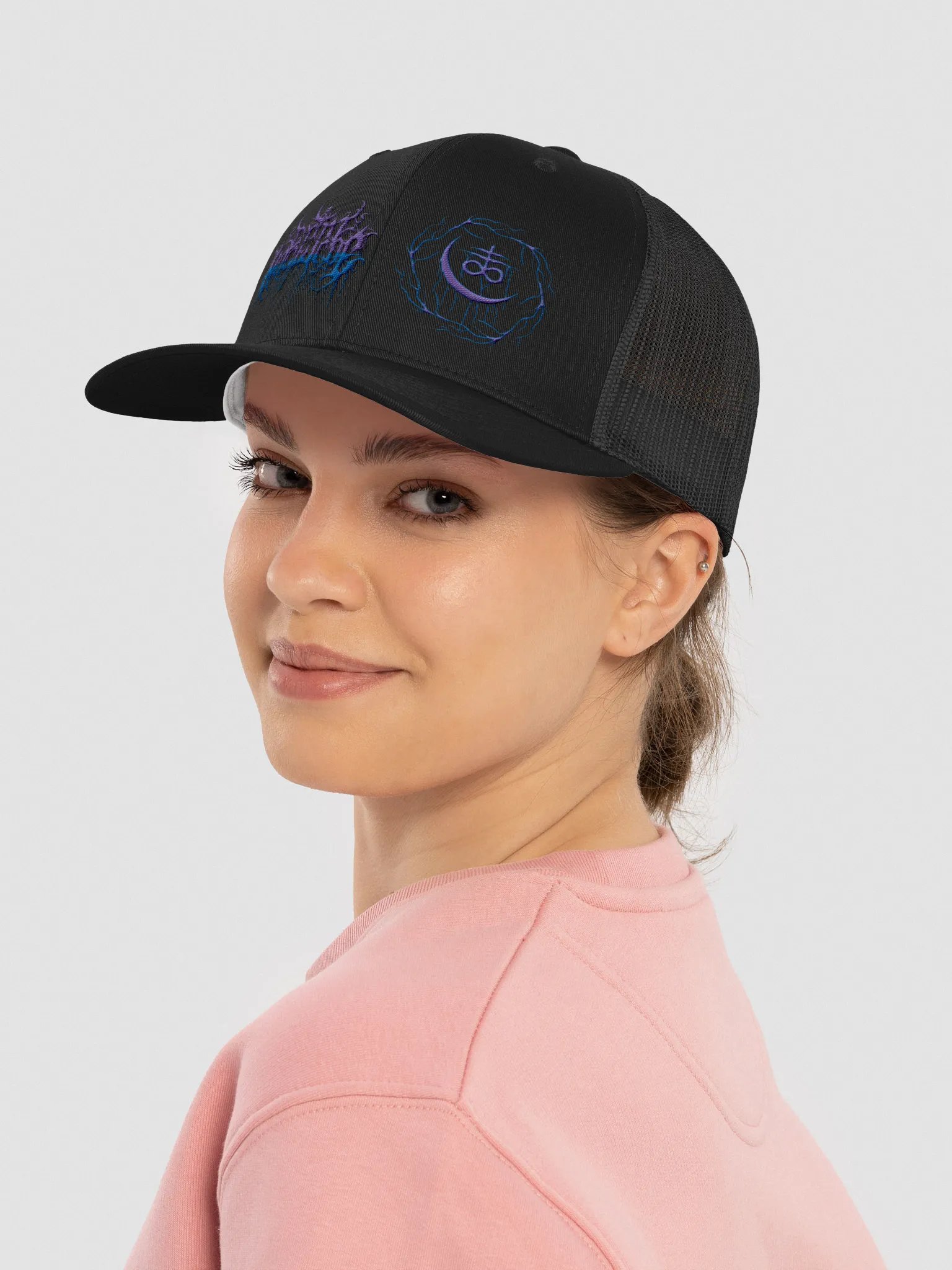 Logo Trucker Hat Blue/Purple product image (4)