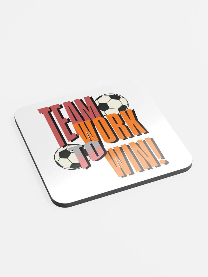 Team Work To Win! Soccer Cork Coaster Set product image (2)