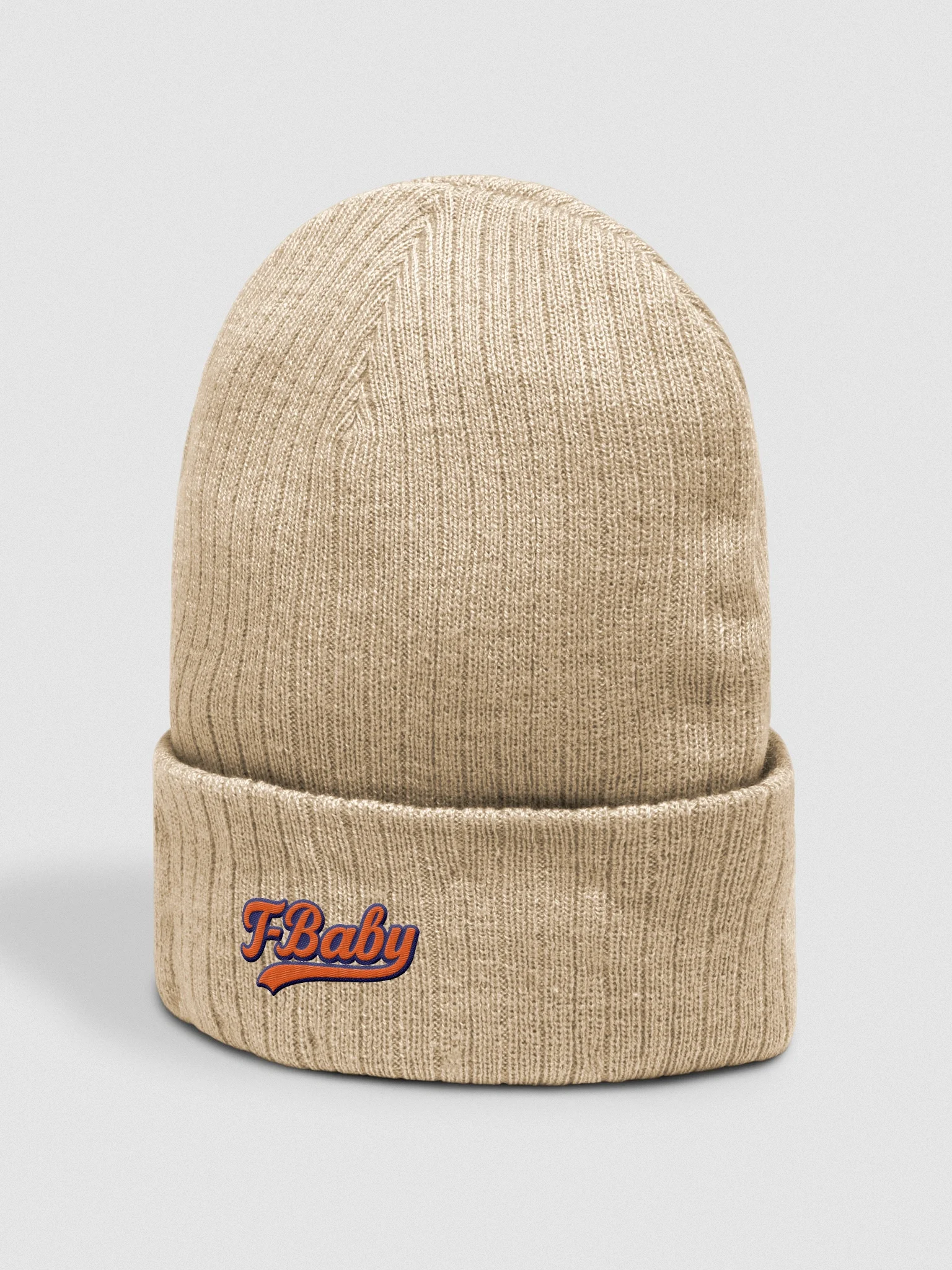 T-Baby Orange Swoosh Beanie product image (2)