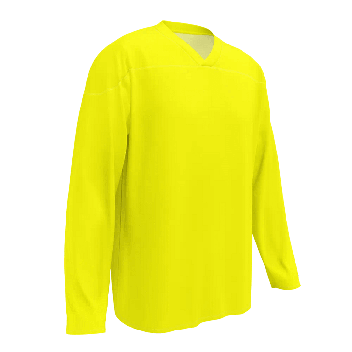 Plain Color Yellow Hockey Fan Jersey product image (1)